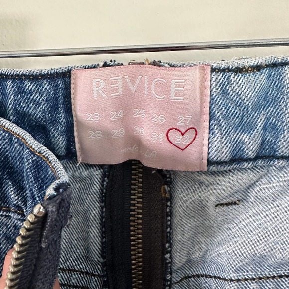 REVICE Two-Tone Blue Jeans - Picture 4 of 9